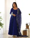 Royal Blue Anarkali