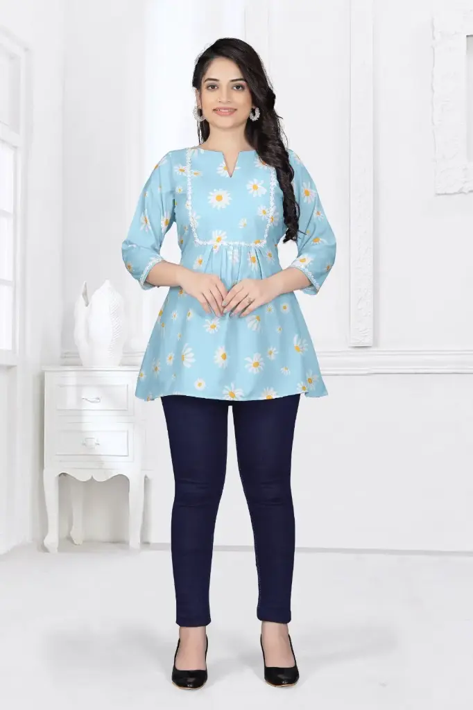 Daisy Floral Blue