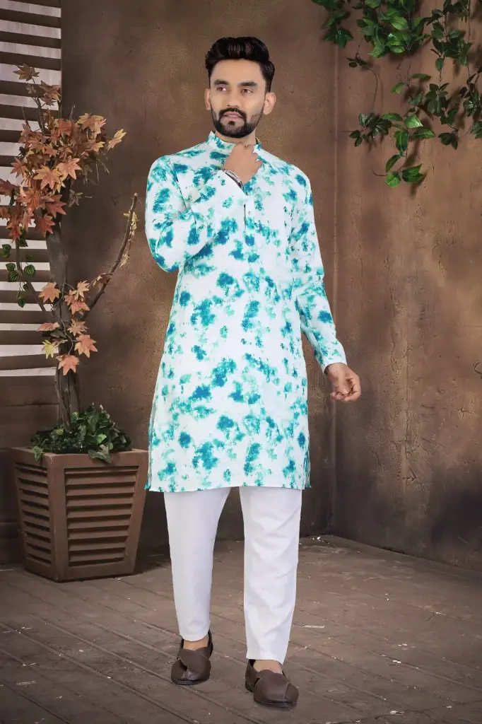 Men's printed Kurta