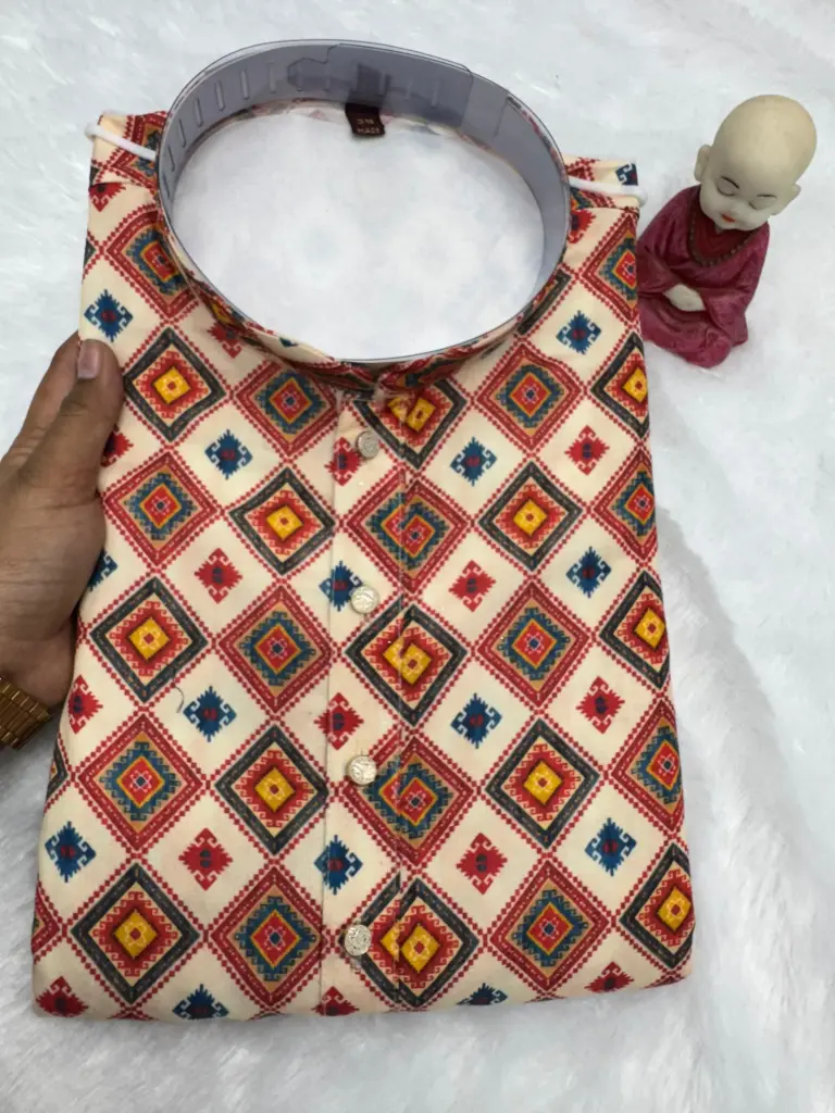 Men's printed Kurta