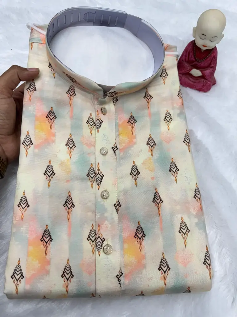 Men's printed Kurta