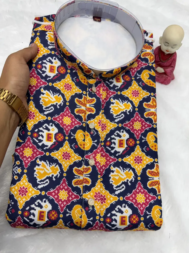 Men's printed Kurta