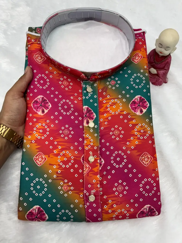 Men's printed Kurta