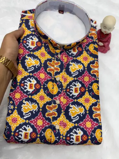 Men's printed Kurta
